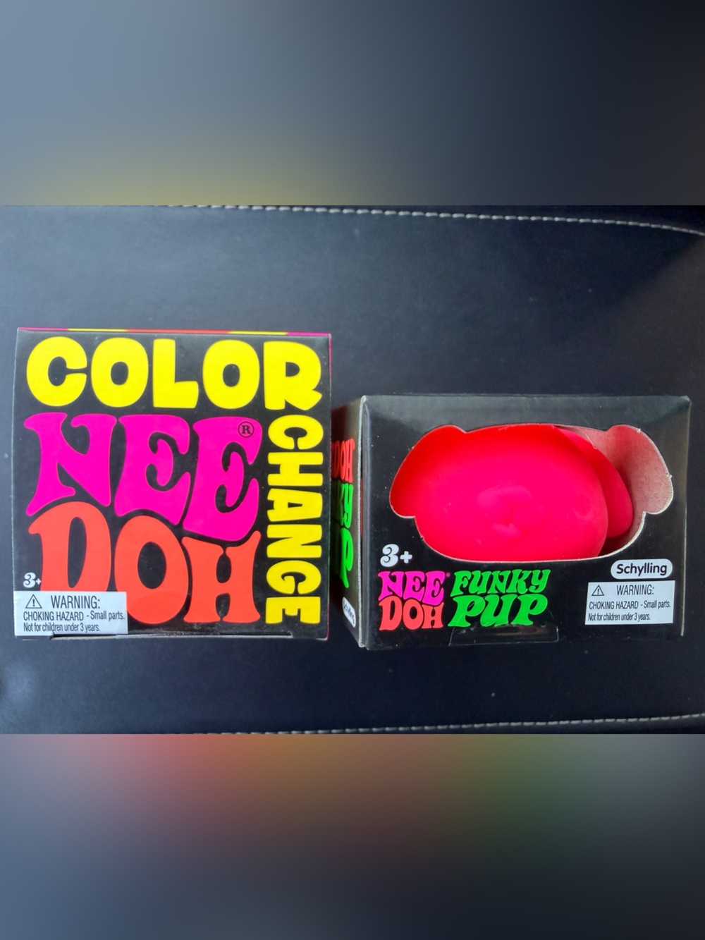 Needoh Color Change and Funky Pup - Pink